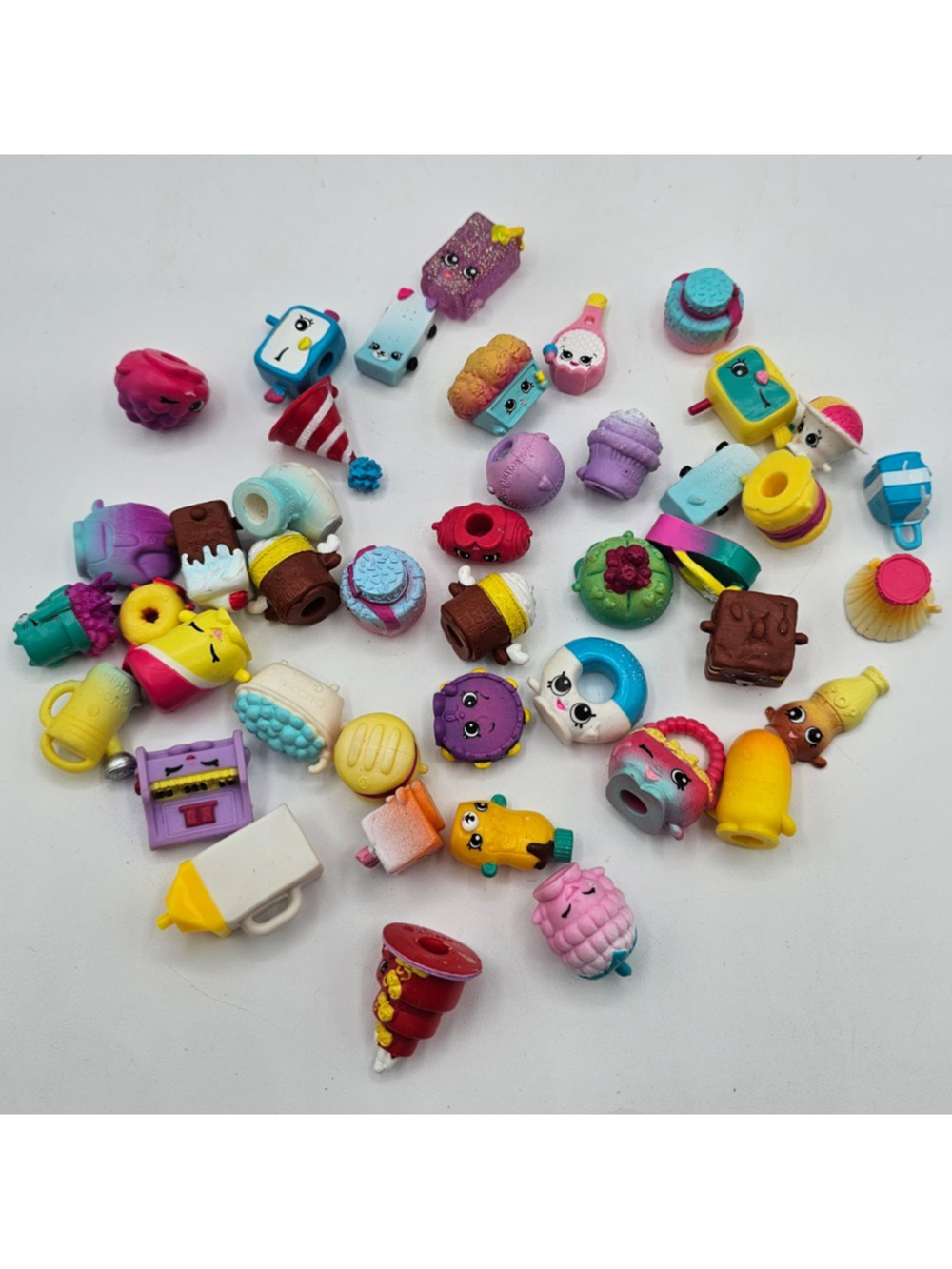 large lot collection of Shopkins miniature figures produced by Moose Toys